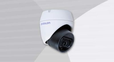 Avigilon H5M Outdoor Dome Camera ceiling mount view.